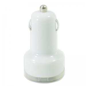 Автомобільний зарядний пристрій Lesko 2 USB порту 2.1A/1А White. Photo 3