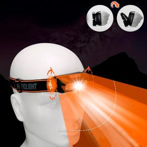 Ліхтарик налобний X-Balog BL-0158A світлодіодний для туриста Black. Photo 2