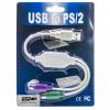 Переходник Lesko 2 PS/2-USB 2.0 для подключения клавиатур мышек со старыми разъемами