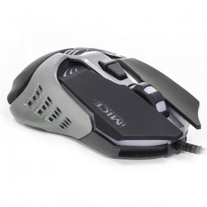 Миша провідна iMICE V5 Black комп'ютерна ігрова Роздільна здатність сенсора 3200 DPI 7 кнопок USB 1.2 м для ПК. Photo 2