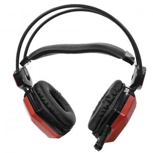 Проводная гарнитура JEQANG JH-2015 Black + Red для геймеров с микрофоном накладные наушники. Photo 3