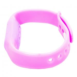 Силиконовый браслет от комаров Lesko Anti Mosquito Band Pink отпугиватель насекомых. Photo 2